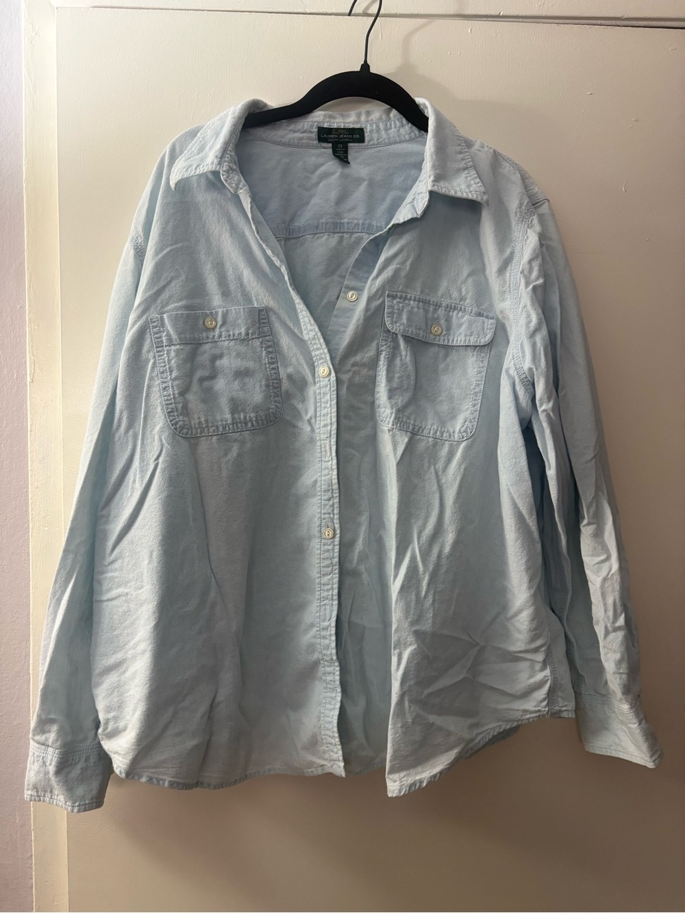 Ralph Lauren Light Blue Button-Down Shirt - Picture 2 of 3